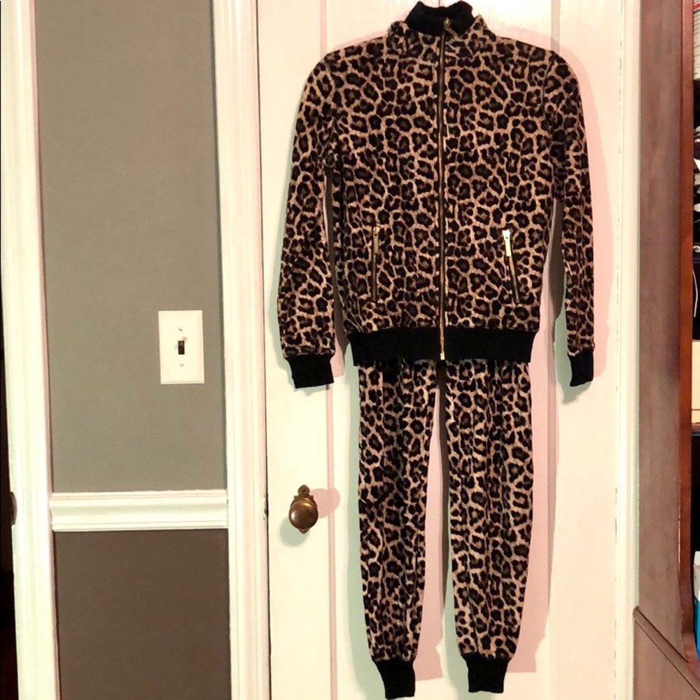 Michael Kors - Leopard Print Jacket and Pants